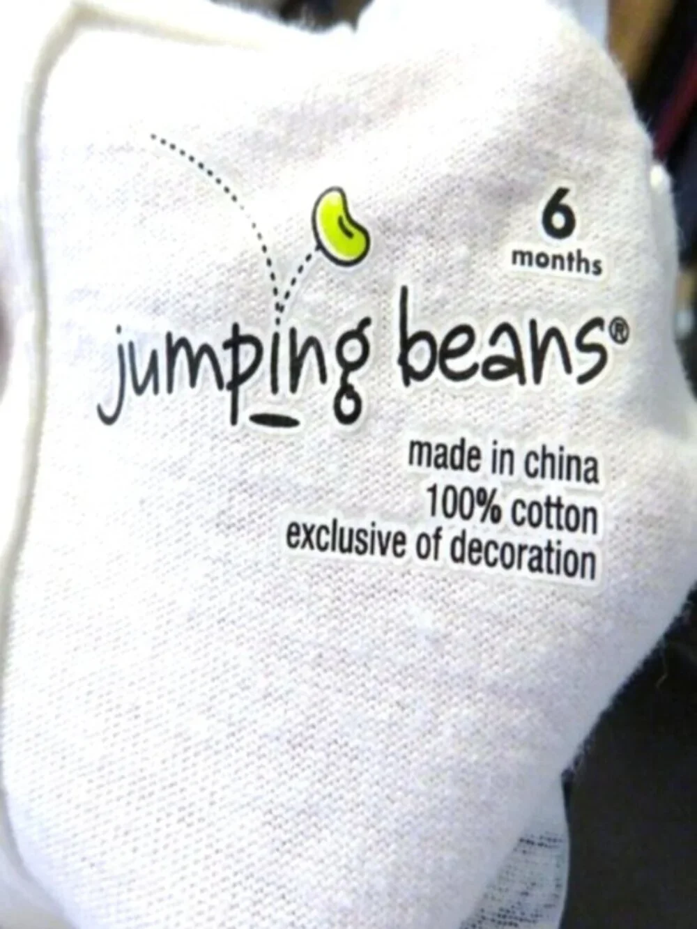 Jumping Beans Embroidered Happy 4th of July Bodysuit Baby Girl Size 6M Patriotic